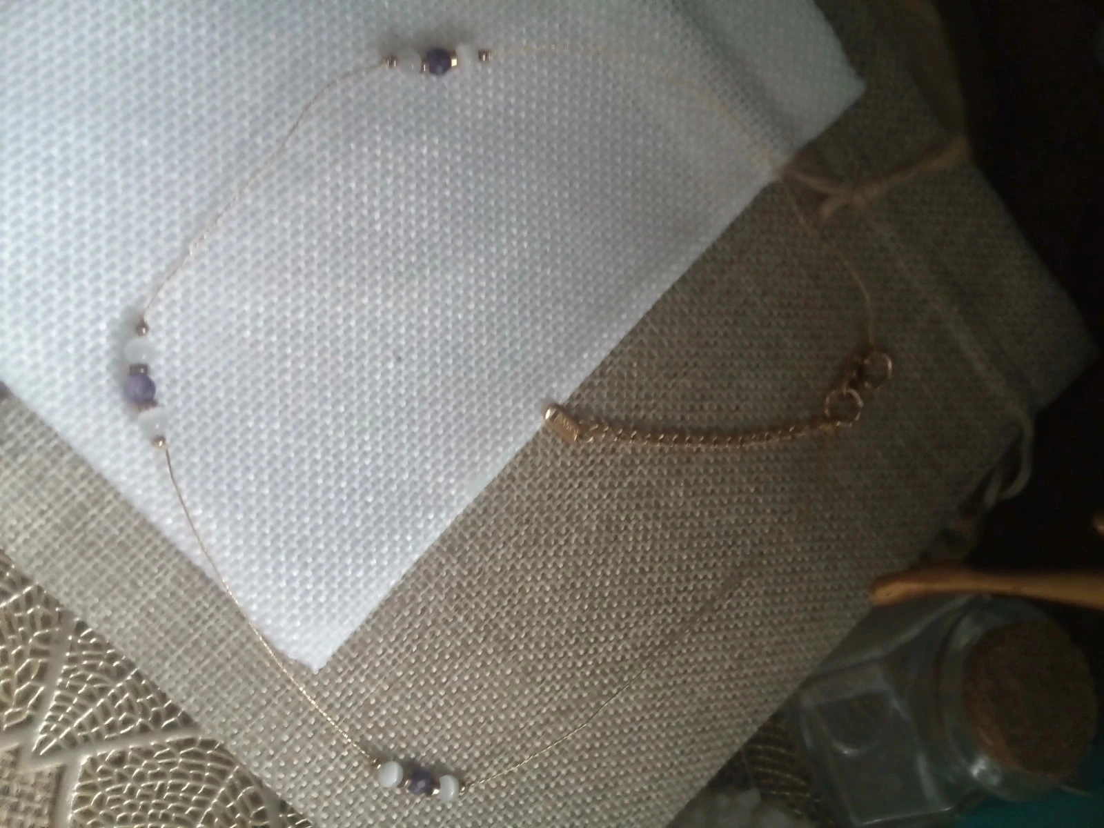 Collier fin en pierres naturelles – photo 2
